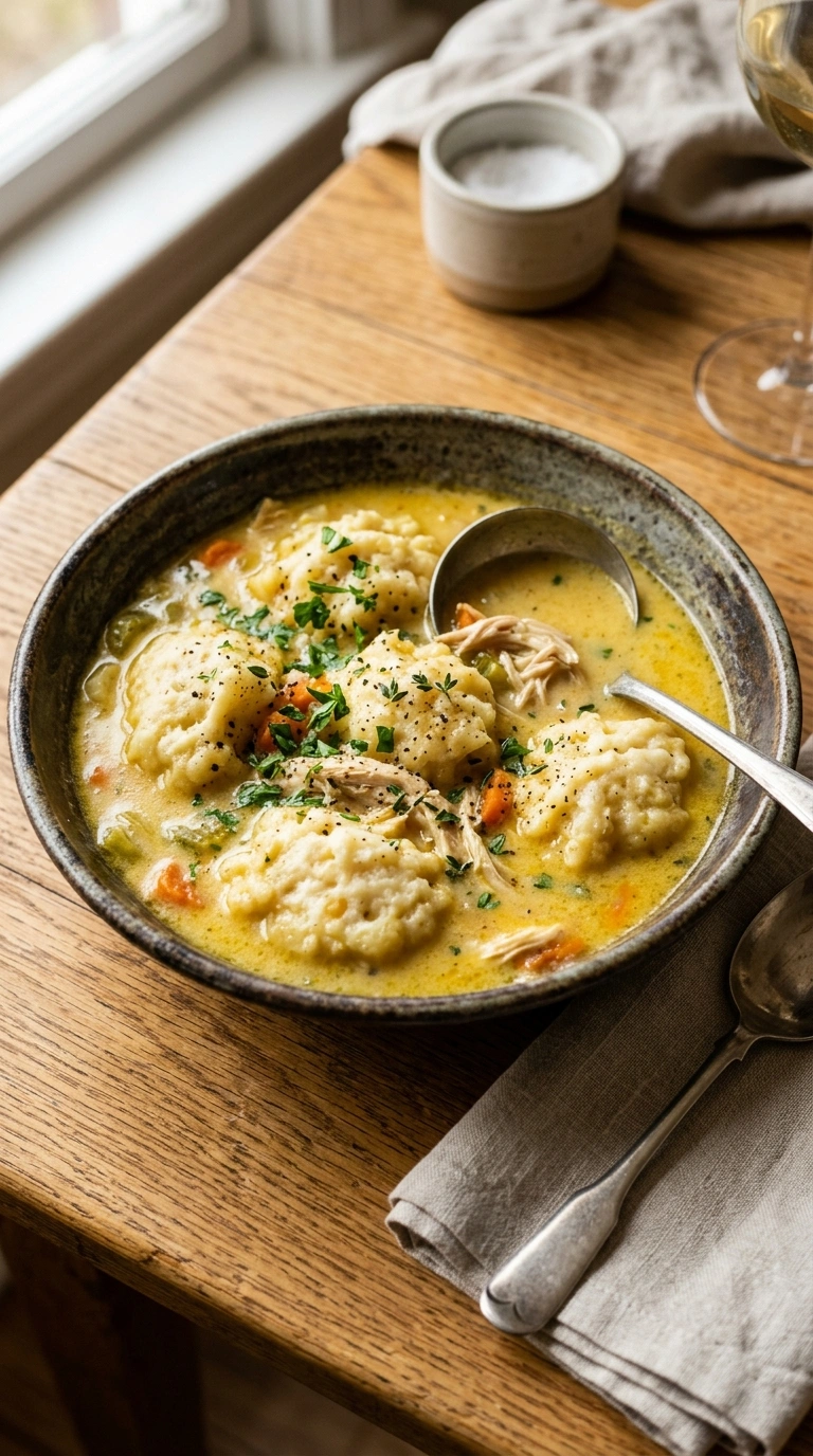 Cozy Chicken and Dumplings | 45-Min Family Crowd Comfort Dinner