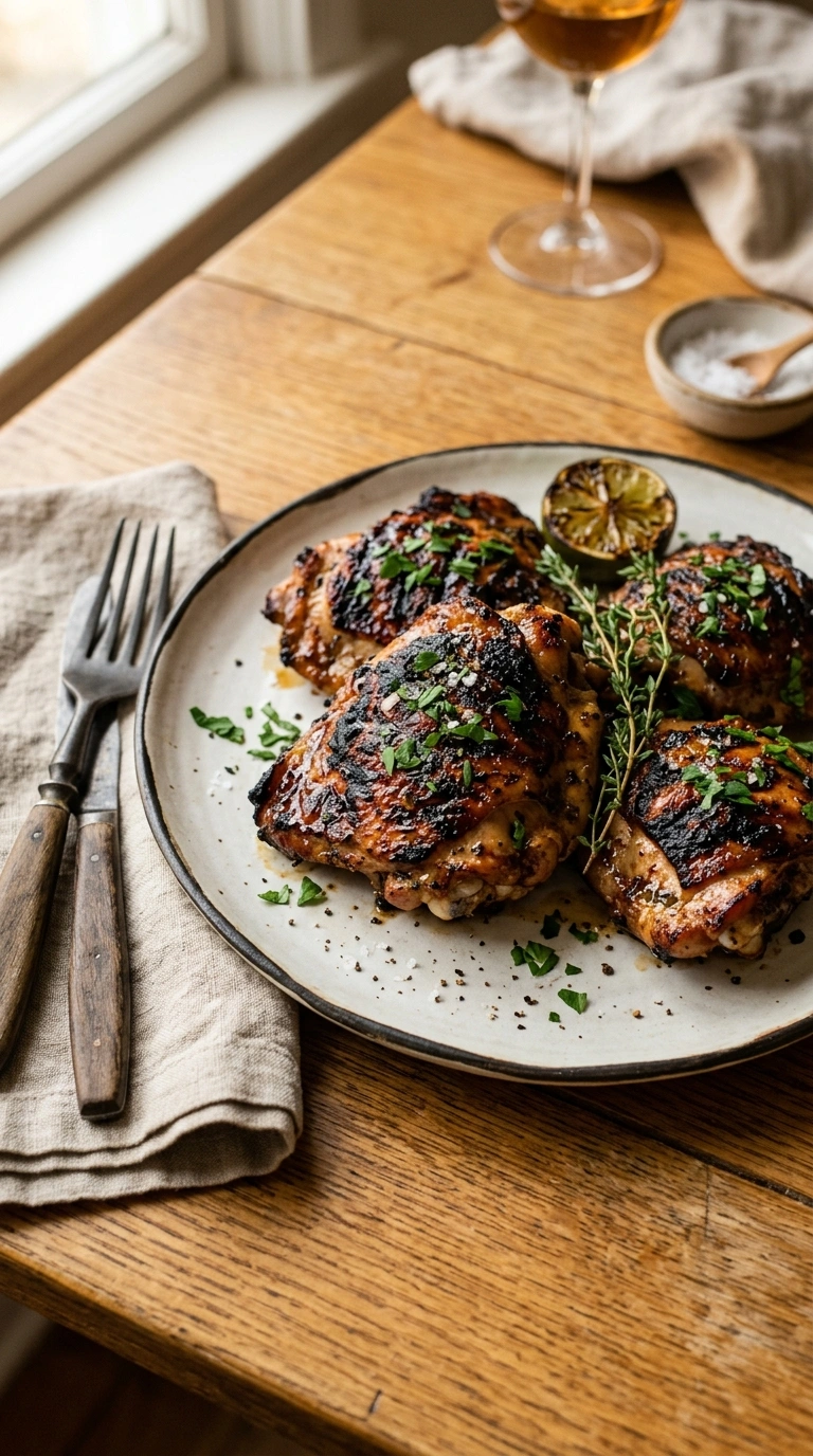 Smoky Grilled Chicken Thighs | 30-Min Labor Day Crowd Cookout