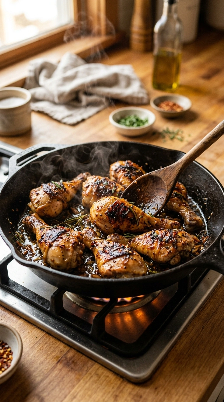 Cooking instructions for smoky grilled chicken drumsticks crowd