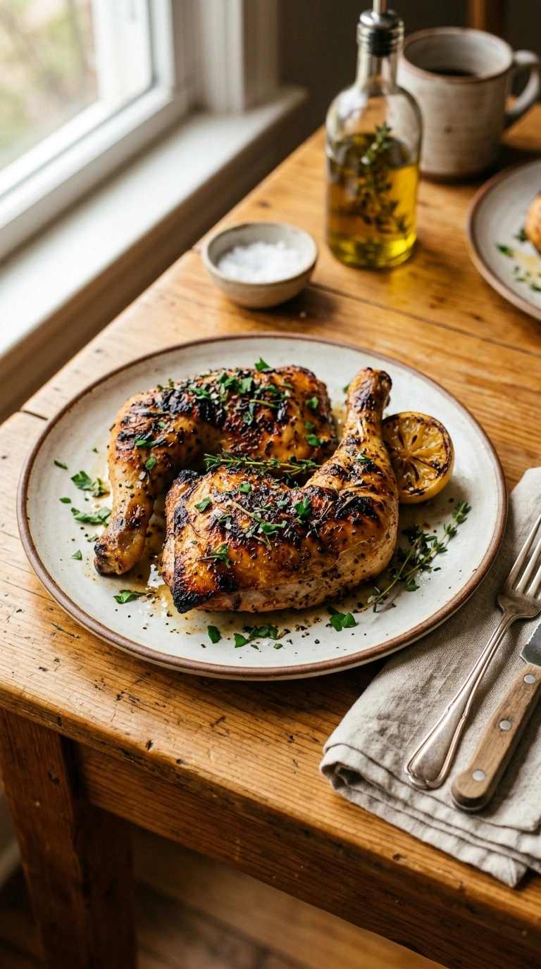 Smoky Grilled BBQ Chicken Quarters | 35-Min Labor Day Crowd Cookout