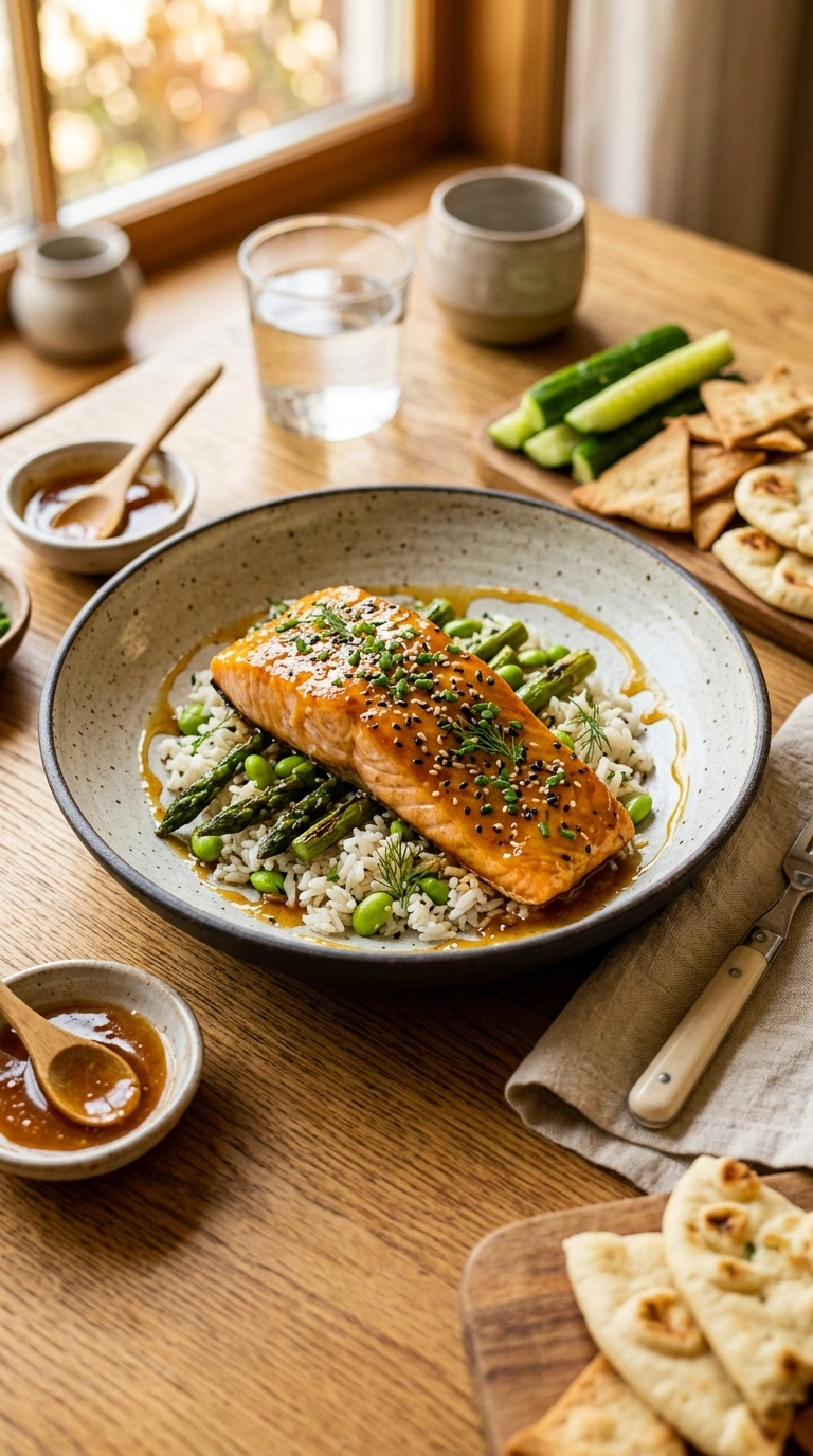 Sticky Honey Garlic Grilled Salmon | 20-Min Labor Day Crowd Cookout