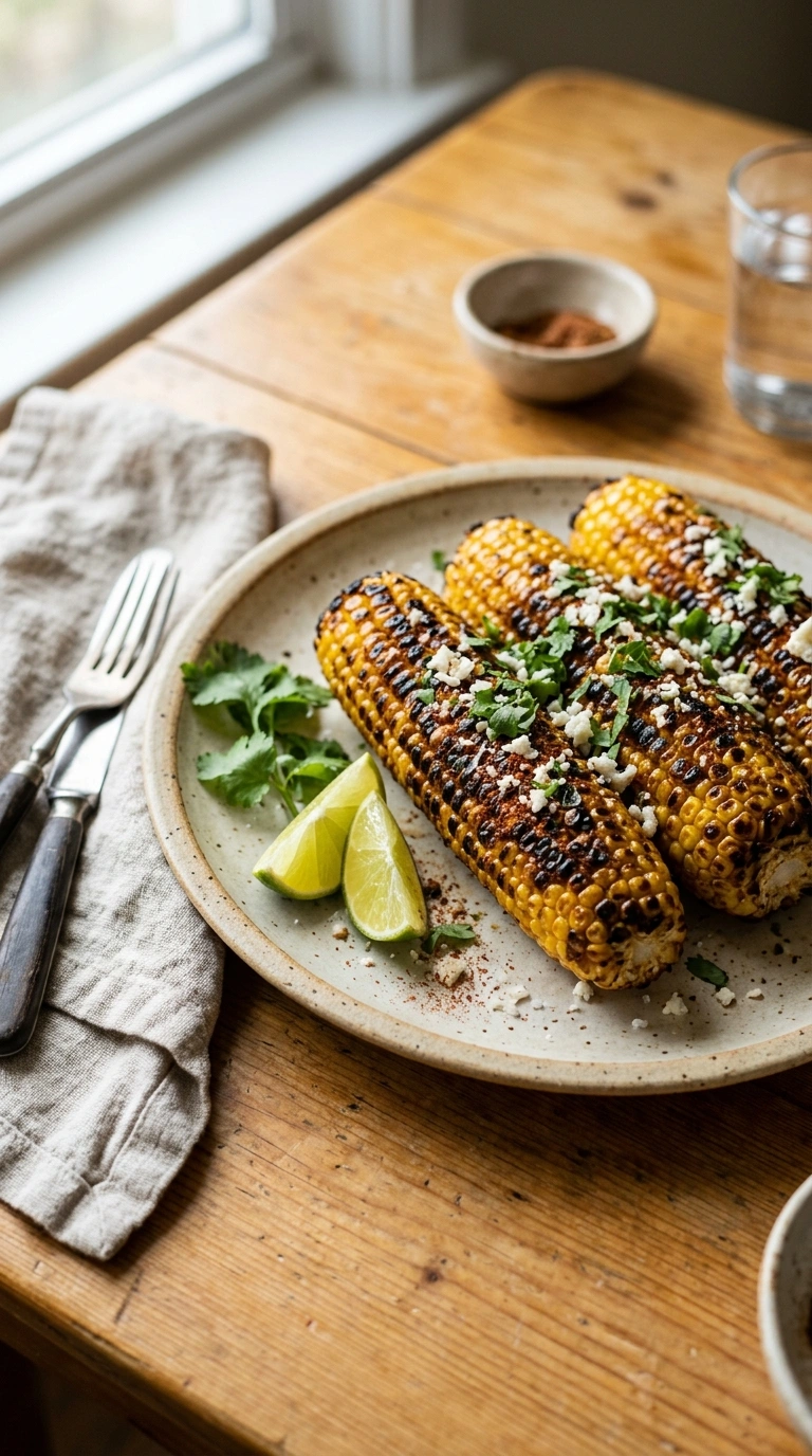 Charred Grilled Corn | 20-Min Labor Day Crowd Cookout Side