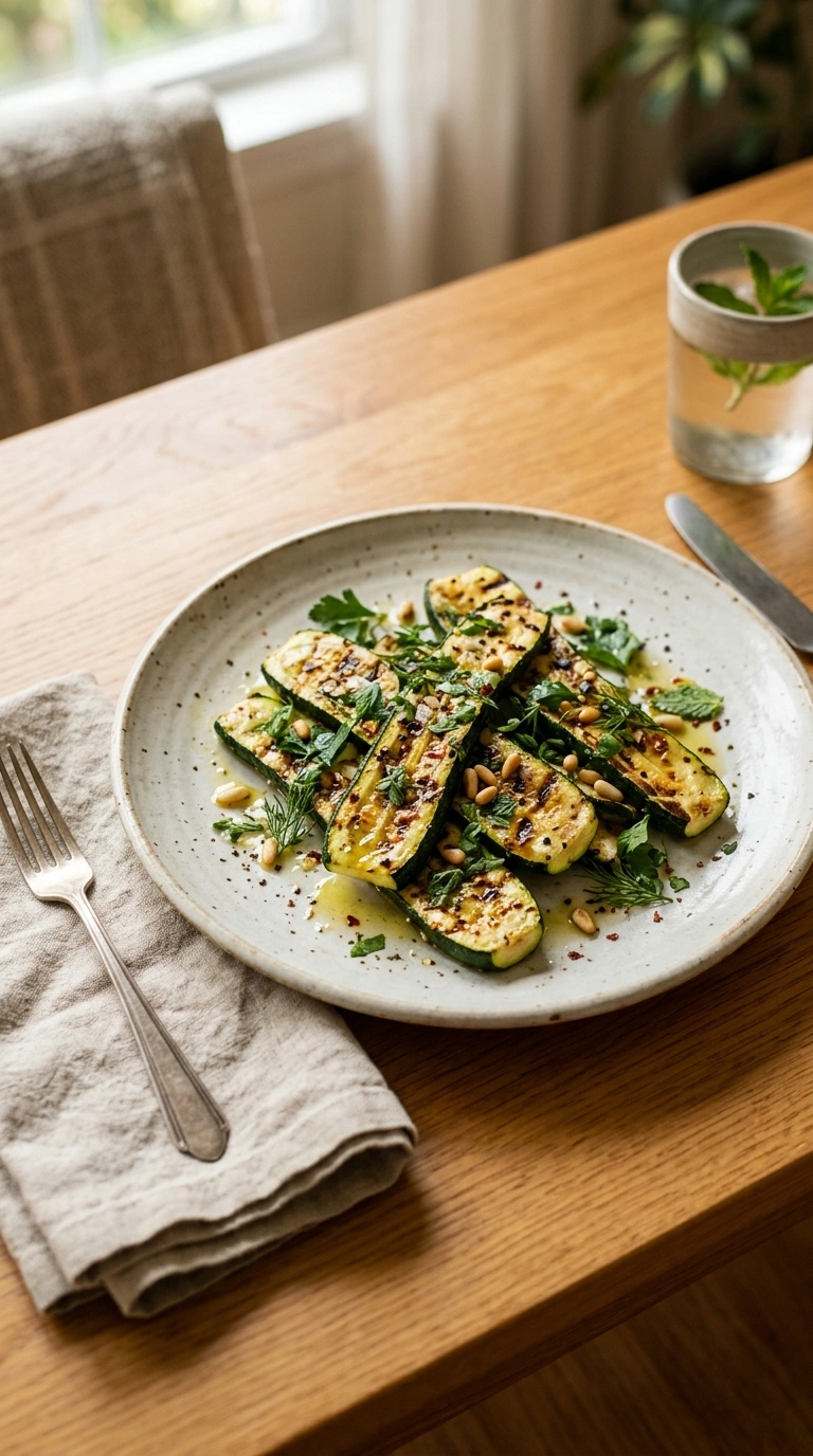 Charred Grilled Zucchini | 20-Min Labor Day Crowd Cookout Side