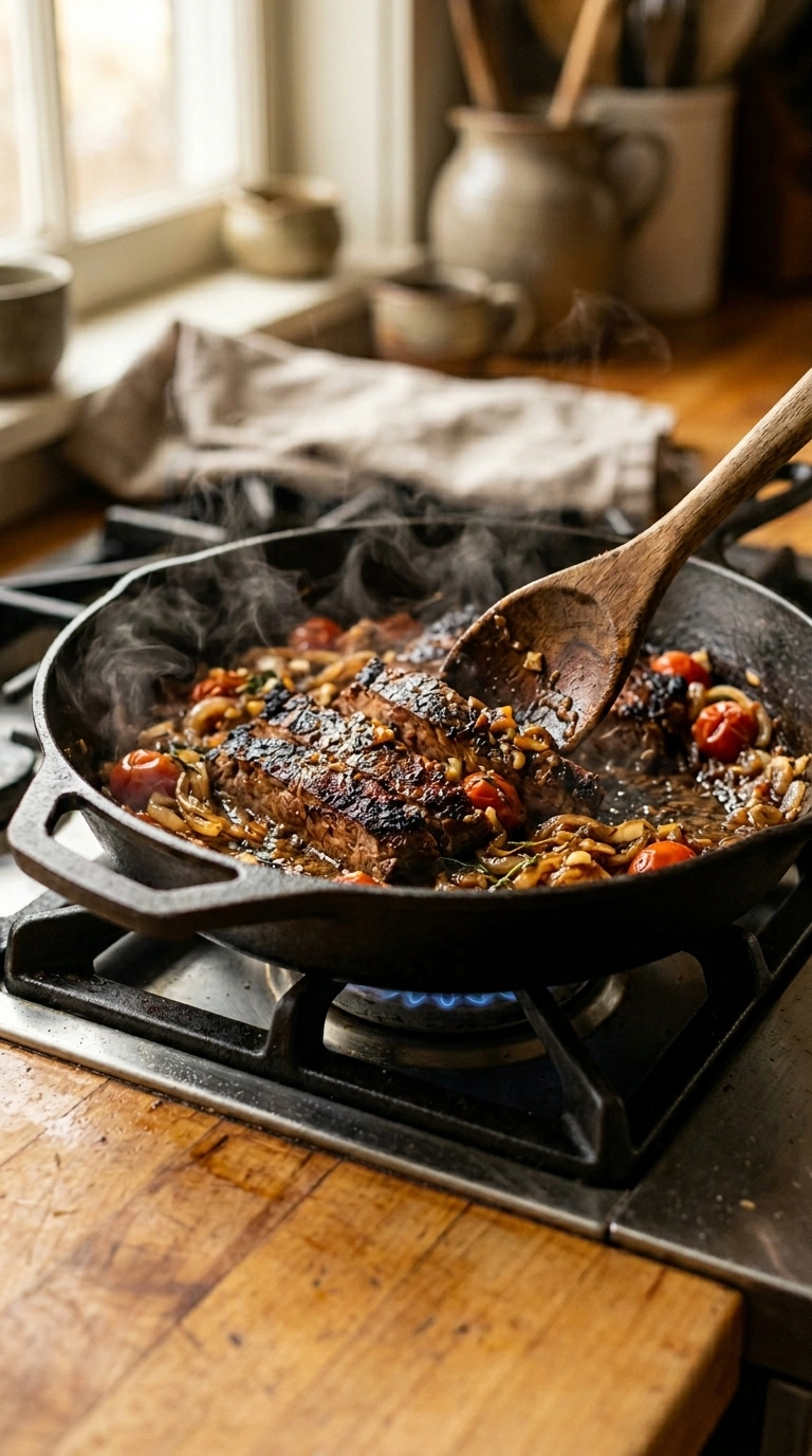 Cooking instructions for juicy grilled flank steak crowd