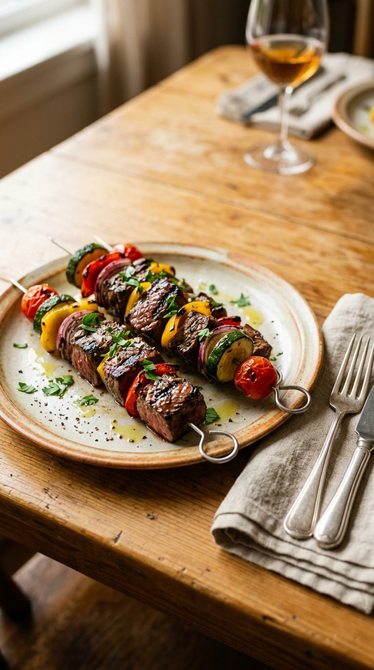 Juicy Grilled Beef Kebabs | 25-Min Labor Day Crowd Cookout