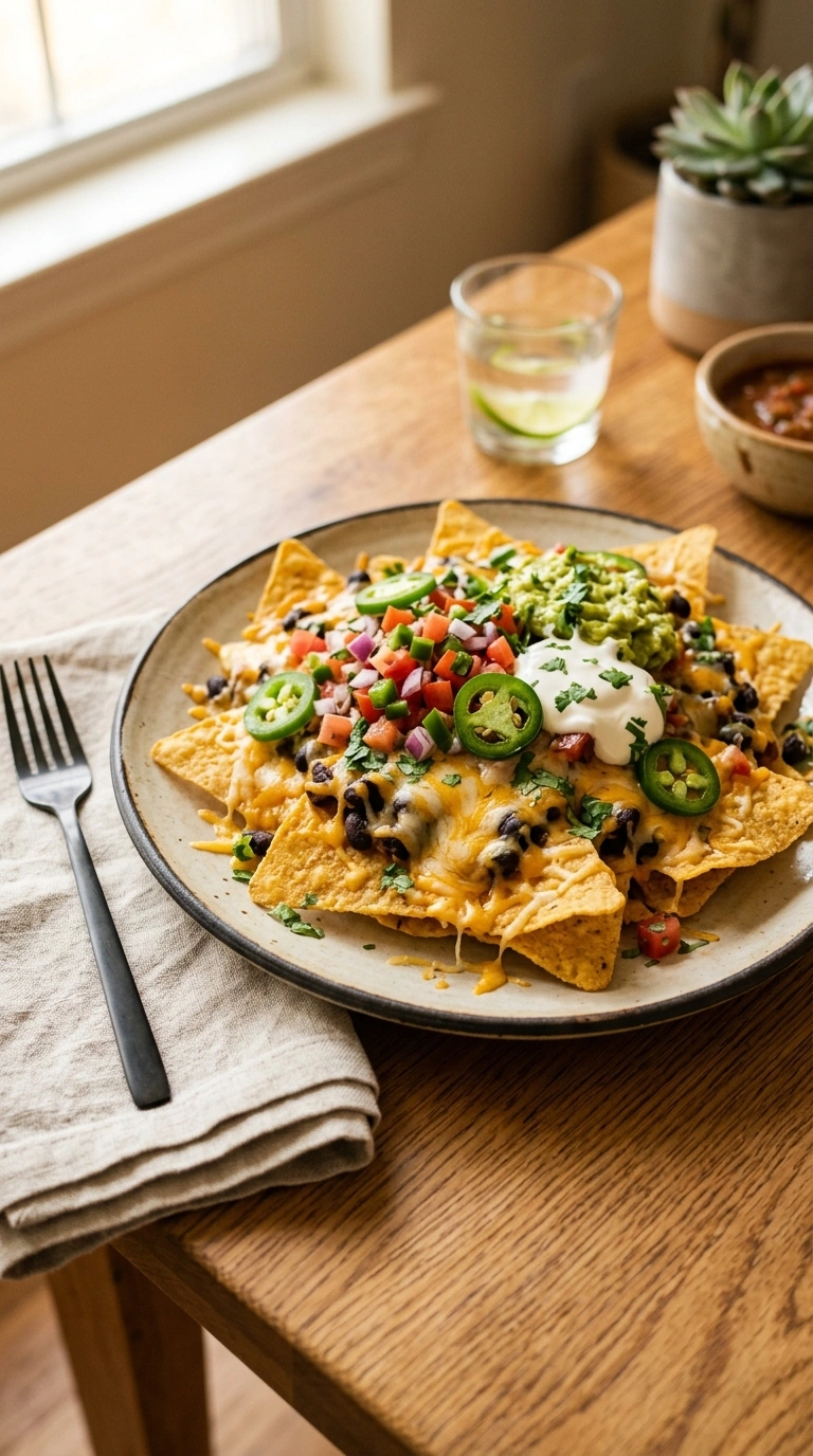 Cheesy Loaded Chicken Nachos | 25-Min Game Day Party Crowd