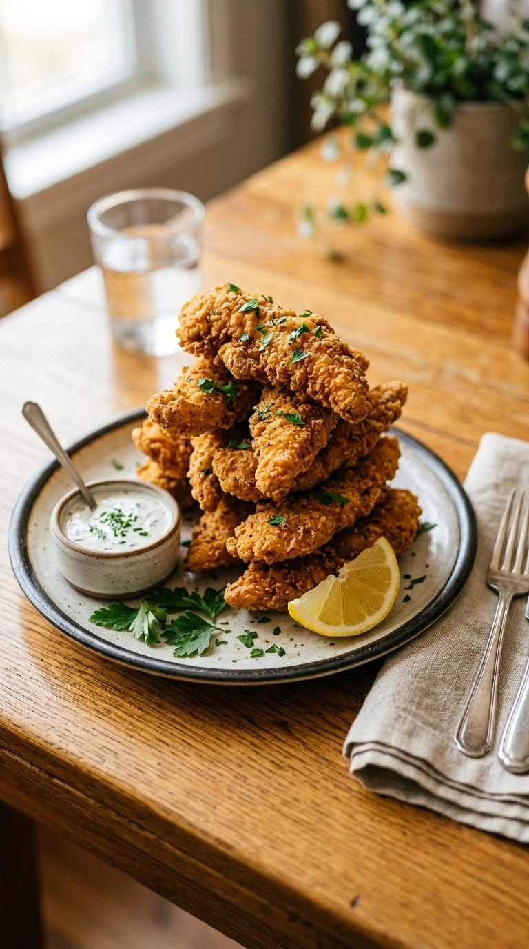 Crispy Game Day Chicken Tenders | 25-Min Party Football Crowd