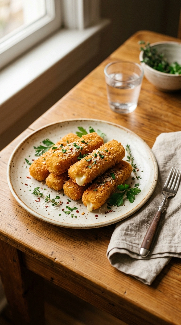 Crispy Game Day Mozzarella Sticks | 20-Min Party Football Crowd