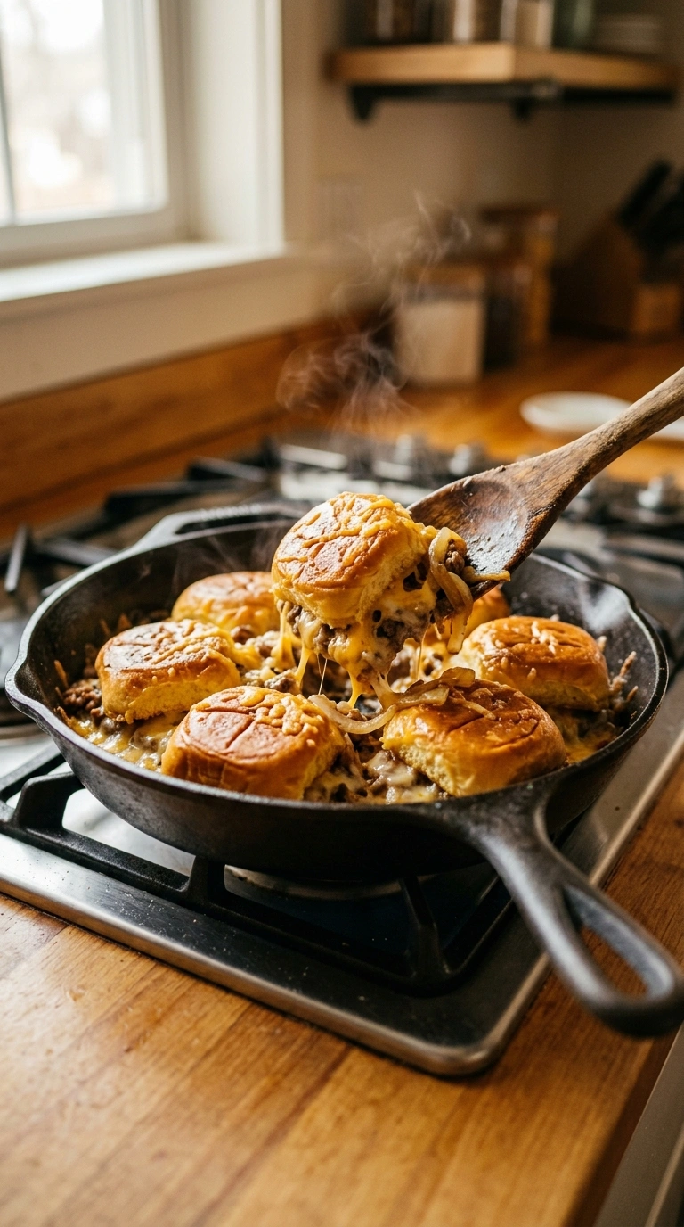 Cooking instructions for loaded game day sliders