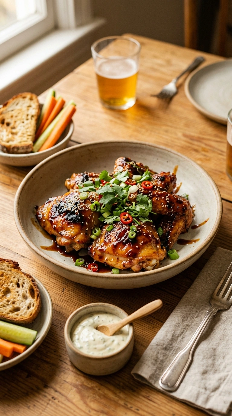 Sticky Honey Garlic Chicken Thighs | 35-Min Family Crowd Dinner