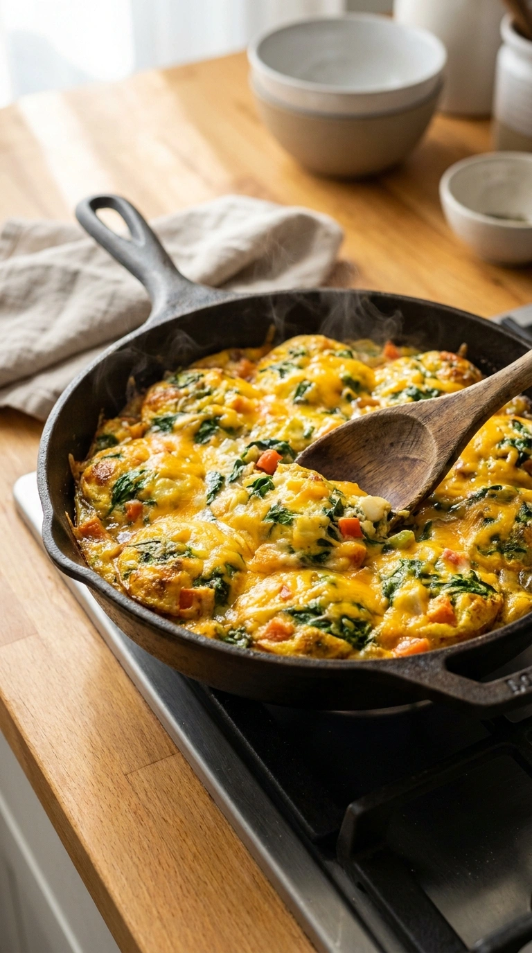 Cooking instructions for loaded breakfast egg muffins crowd