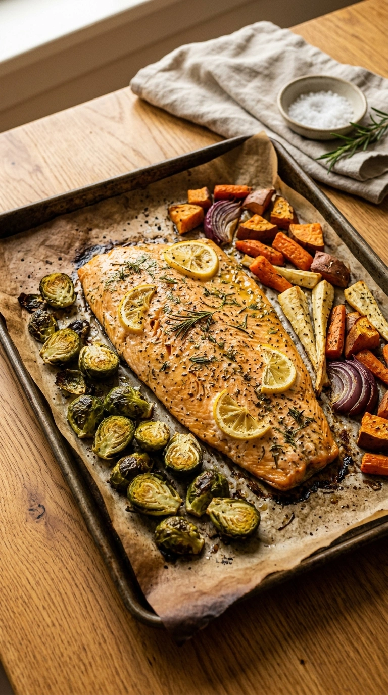 Cozy Fall Crowd Salmon Dinner | 30-Min Hearty Family Fall Crowd Meal