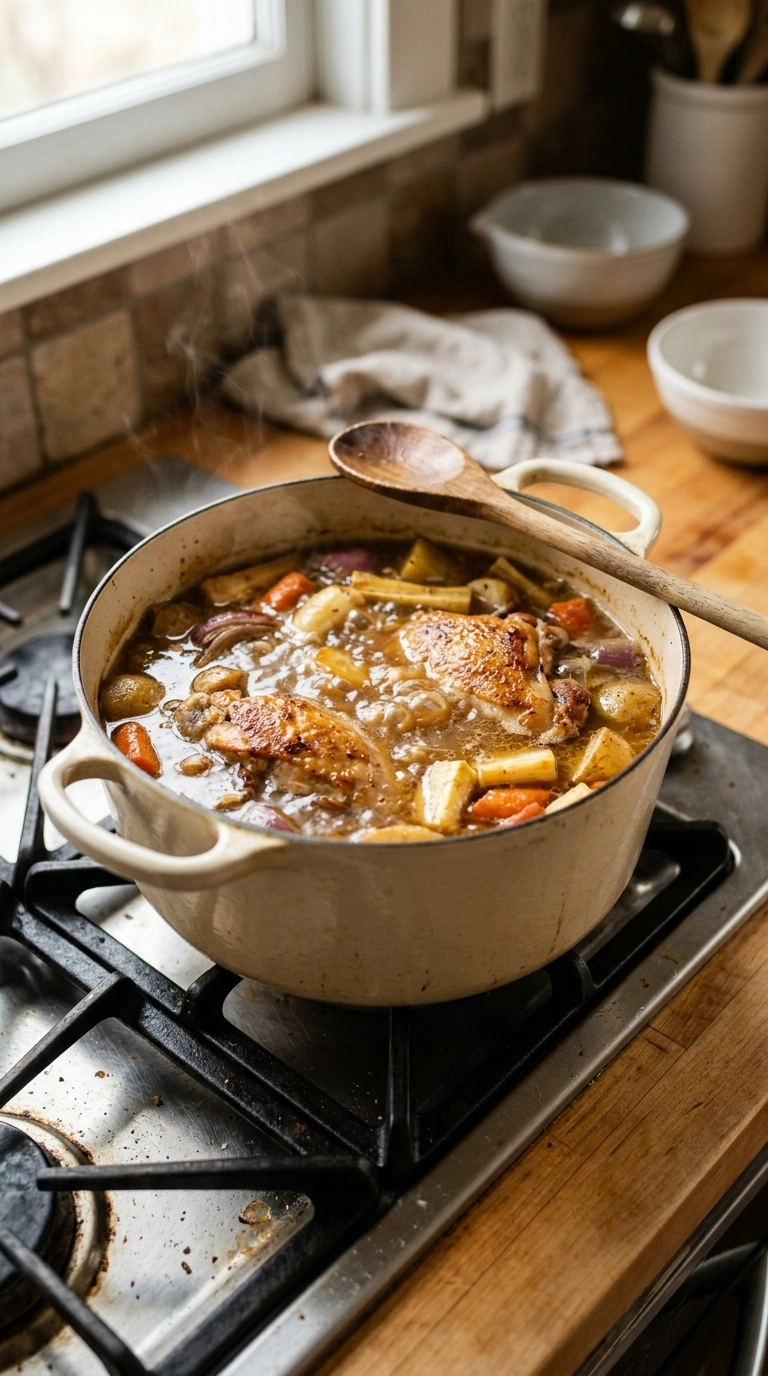 Cooking instructions for cozy fall crowd turkey dinner
