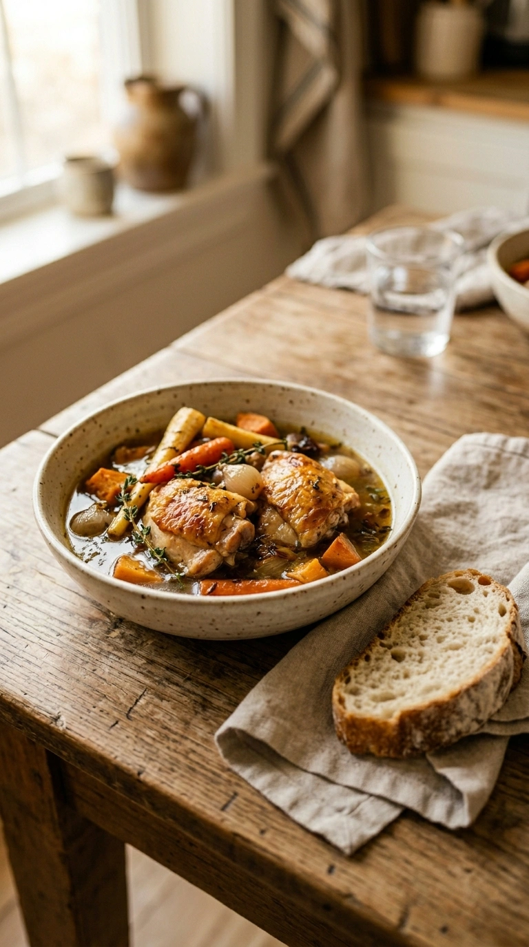 cozy fall crowd turkey dinner ready to serve