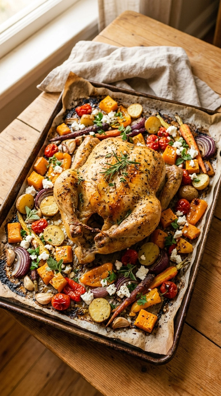 Loaded Sheet Pan Greek Chicken | 35-Min Crowd Mediterranean Family Dinner