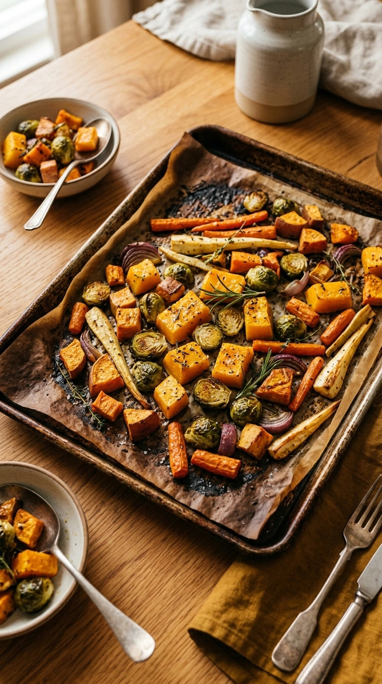 Loaded Sheet Pan Fall Veggie Dinner | 35-Min Crowd Fall Family Meal