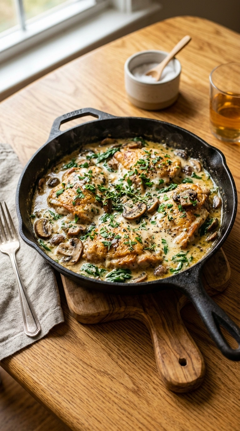 Saucy Crowd Chicken Skillet | 25-Min Family Cozy Fall Weeknight Dinner