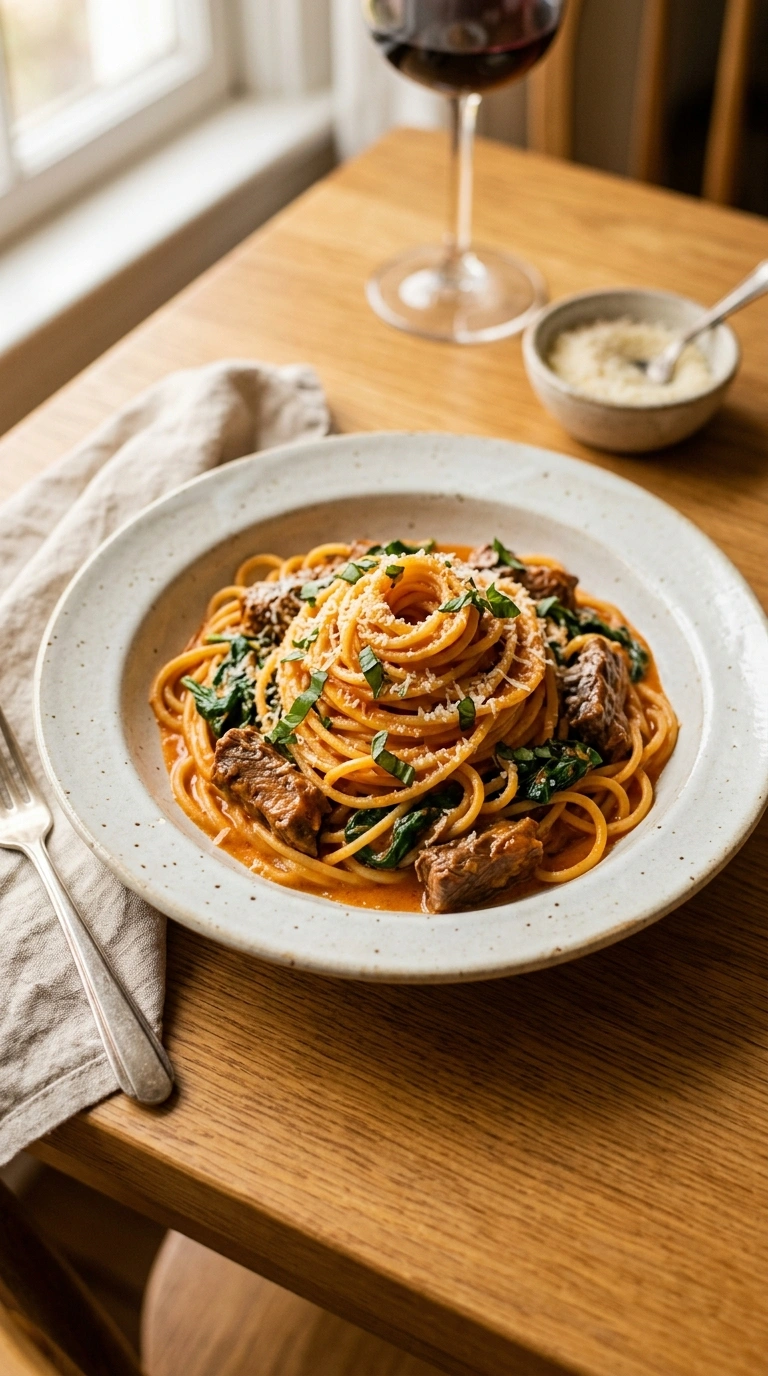 Saucy Crowd Pasta Skillet | 25-Min Family Cozy Fall Weeknight Dinner