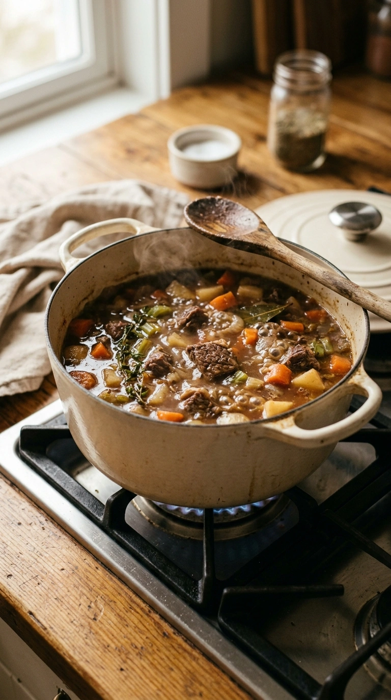 Cooking instructions for cozy hearty crowd beef bowl