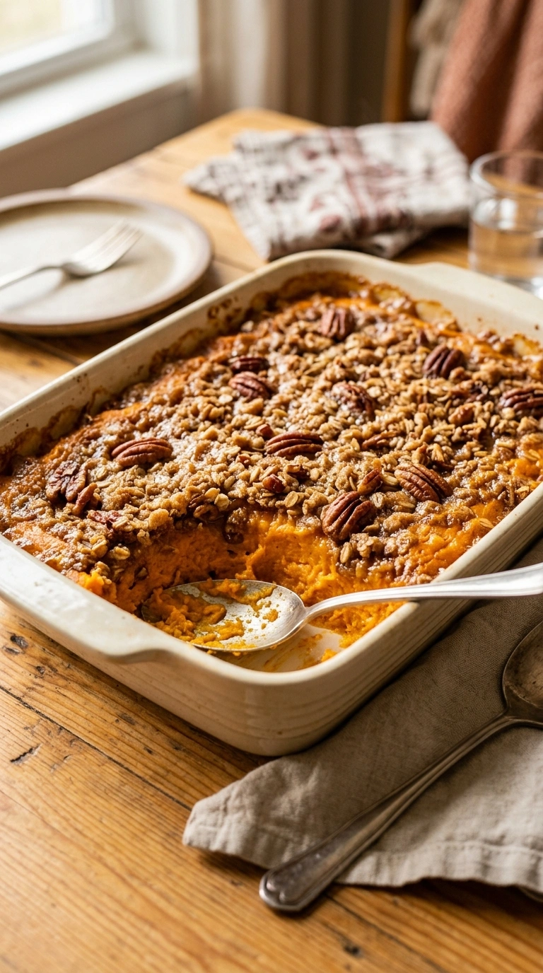 Creamy Buttery Sweet Potato Casserole | 55-Min Crowd Fall Family Feast