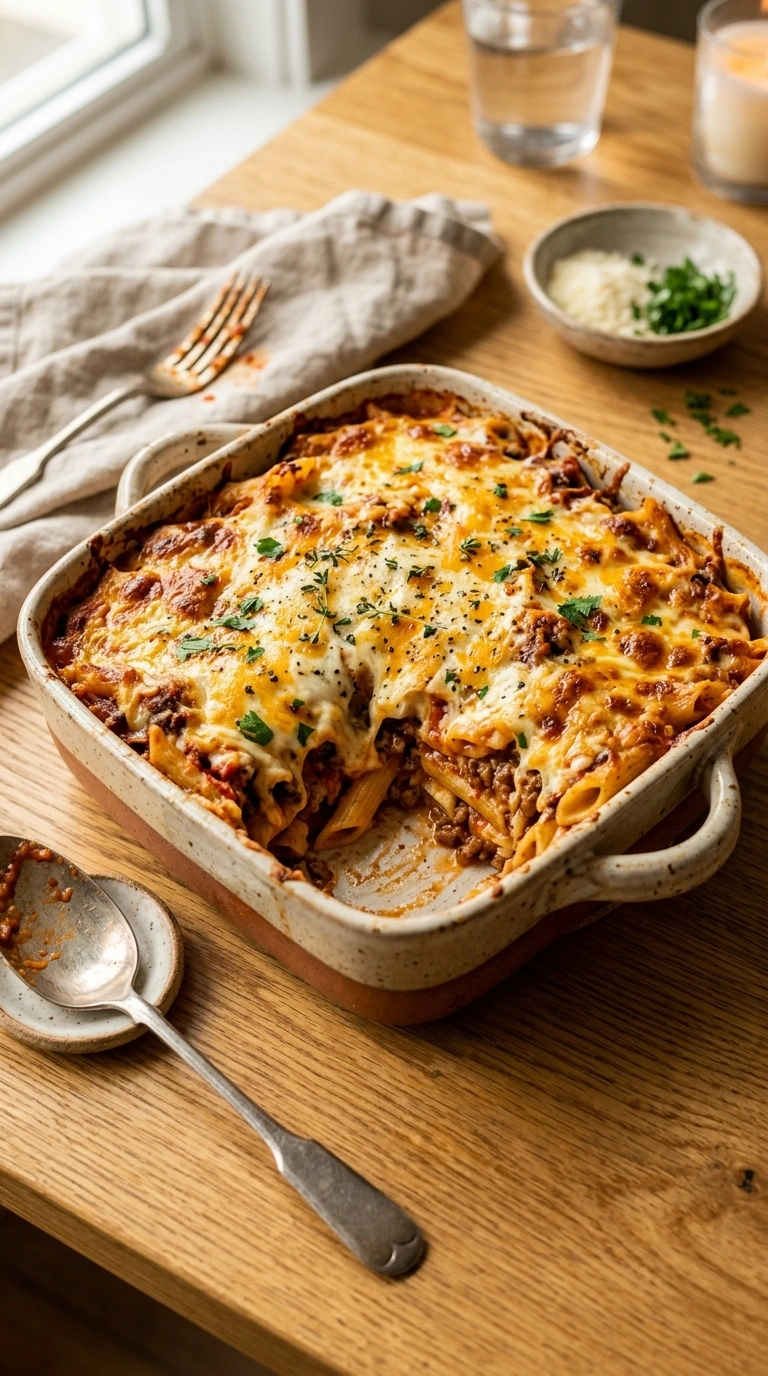Hearty Ground Beef Casserole | 45-Min Crowd Cozy Fall Comfort Family
