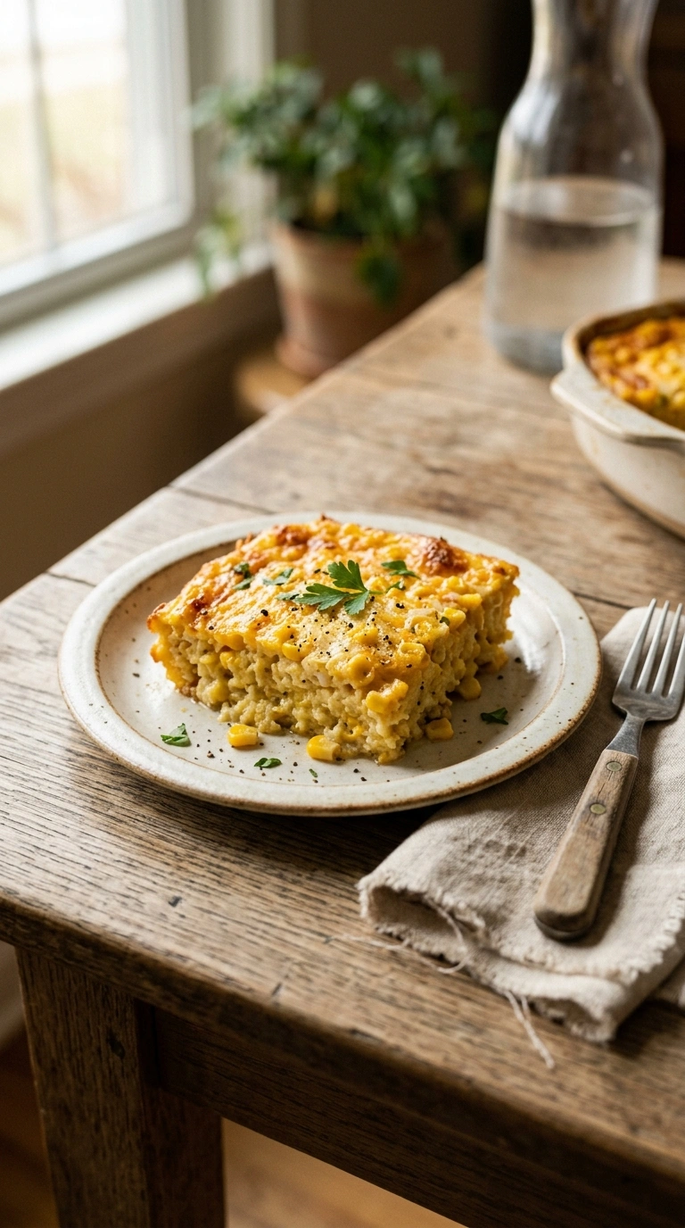 buttery corn casserole crowd ready to serve