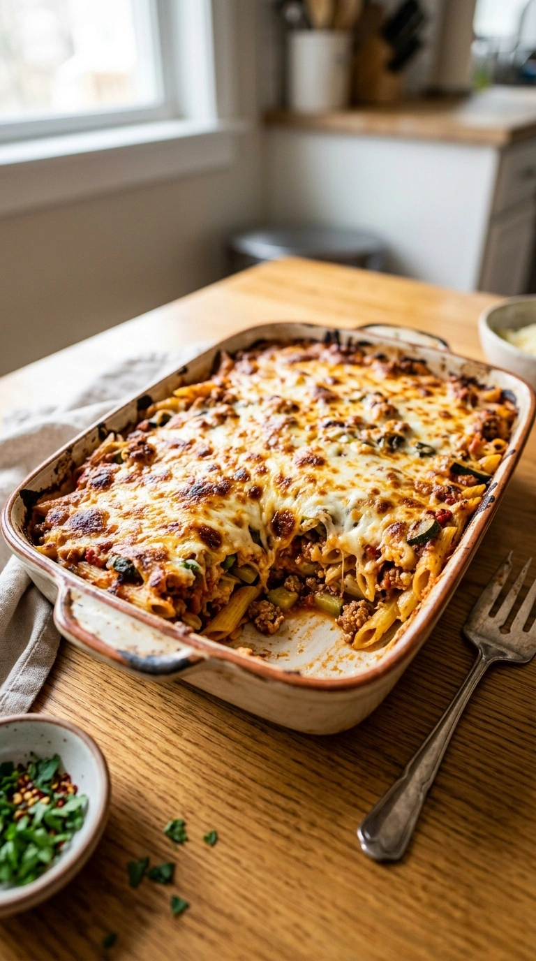 Hearty Ground Beef Casserole | 45-Min Crowd Cozy Fall Comfort Family