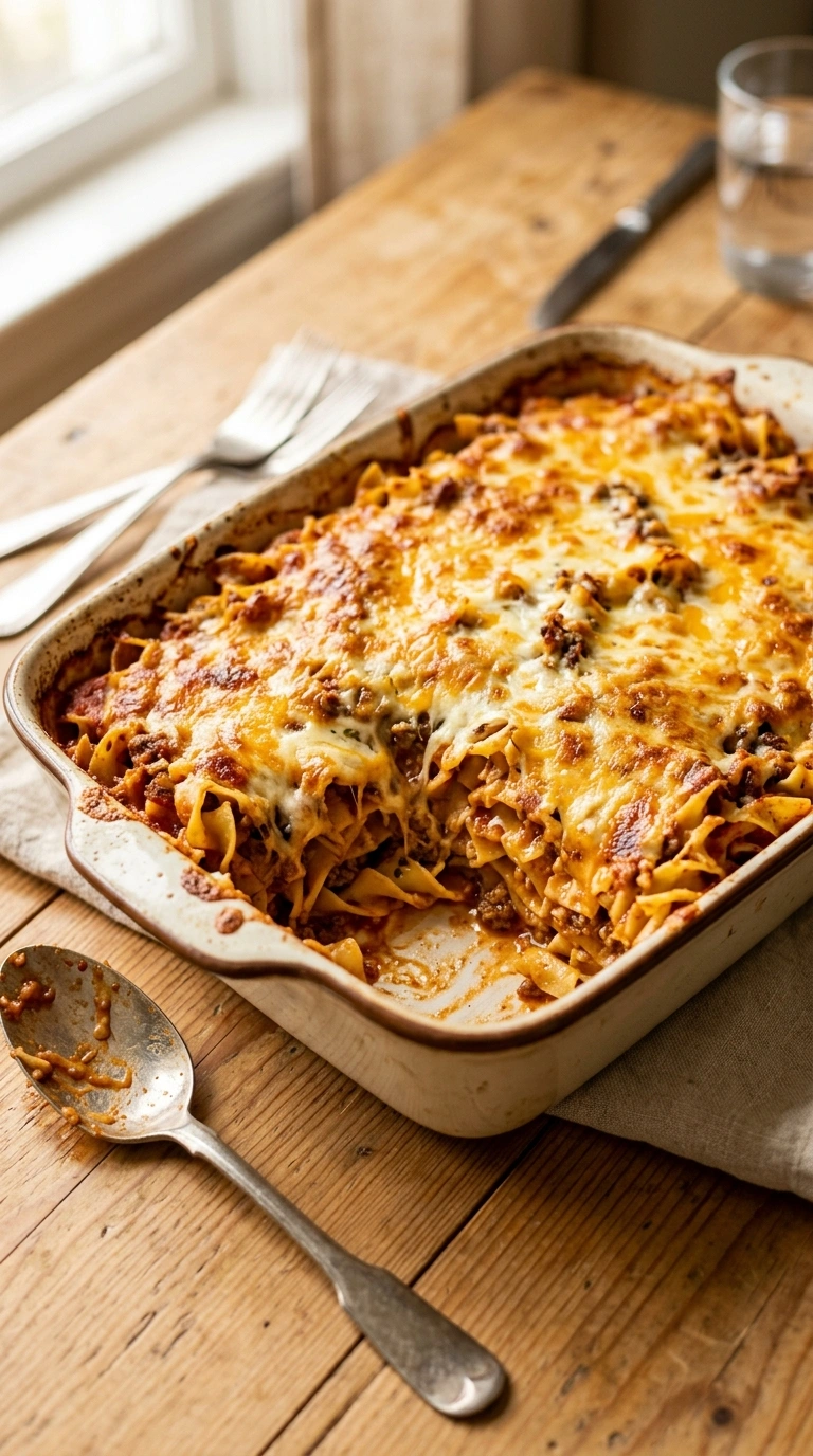 Hearty Beef Noodle Casserole | 45-Min Crowd Cozy Fall Comfort Family