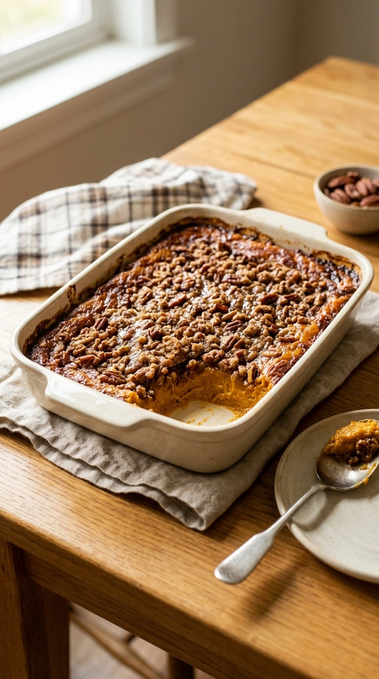 Cozy Fall Pumpkin Casserole | 50-Min Crowd Cozy Family Thanksgiving