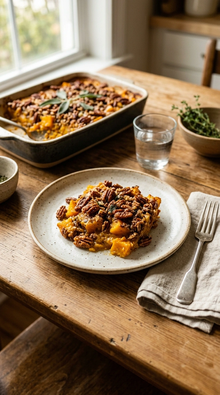 cozy fall butternut casserole crowd ready to serve