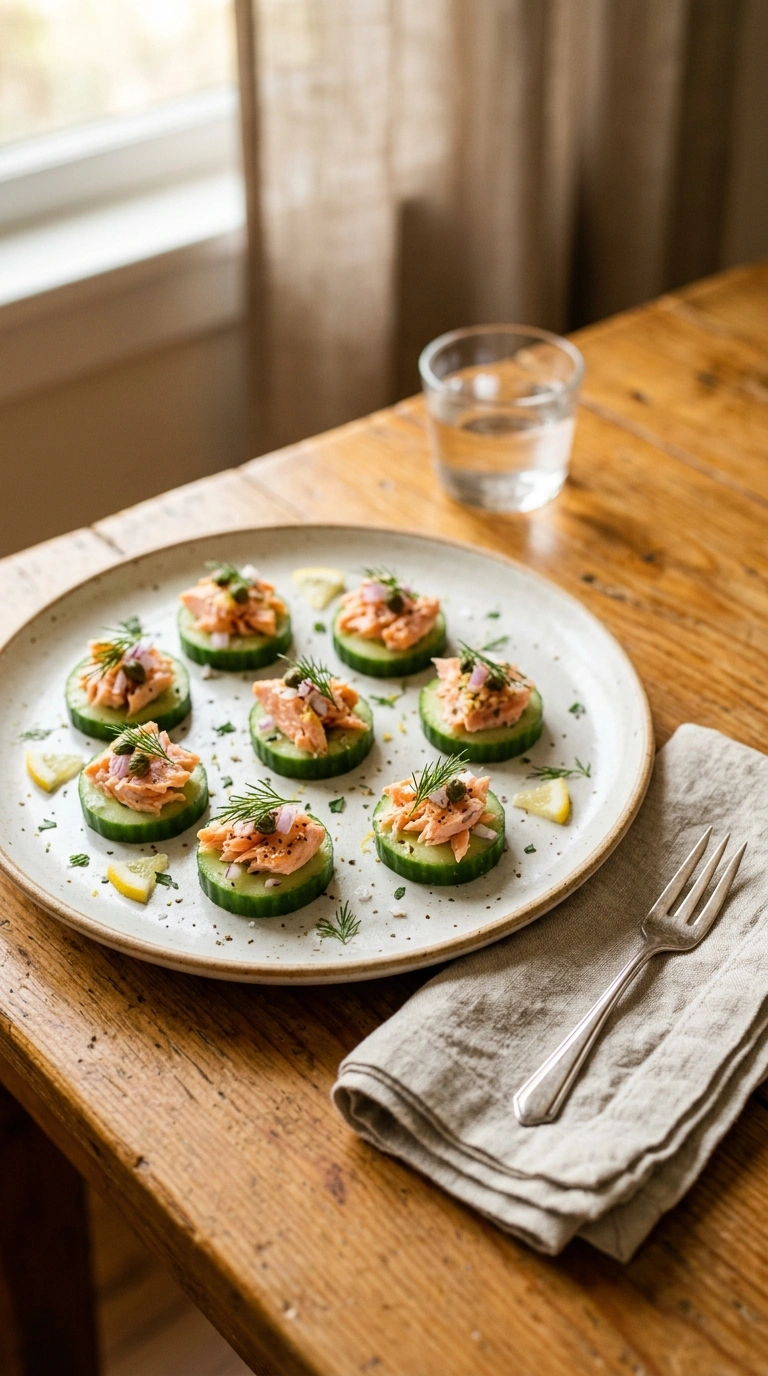 Fresh Zesty Smoked Salmon Bites | 30-Min Elegant Crowd Party Appetizer