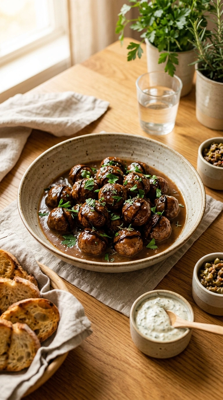 Easy Beef Cocktail Meatballs | 30-Min Party Crowd Football Appetizer