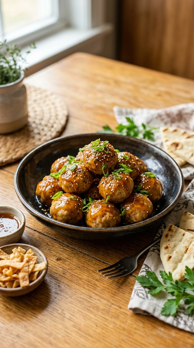 Easy Honey Garlic Cocktail Meatballs | 30-Min Party Crowd Football