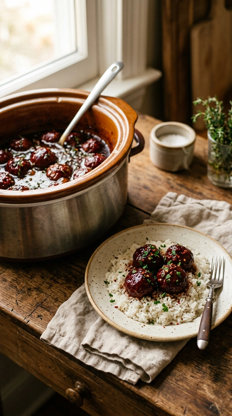 easy grape jelly cocktail meatballs ready to serve