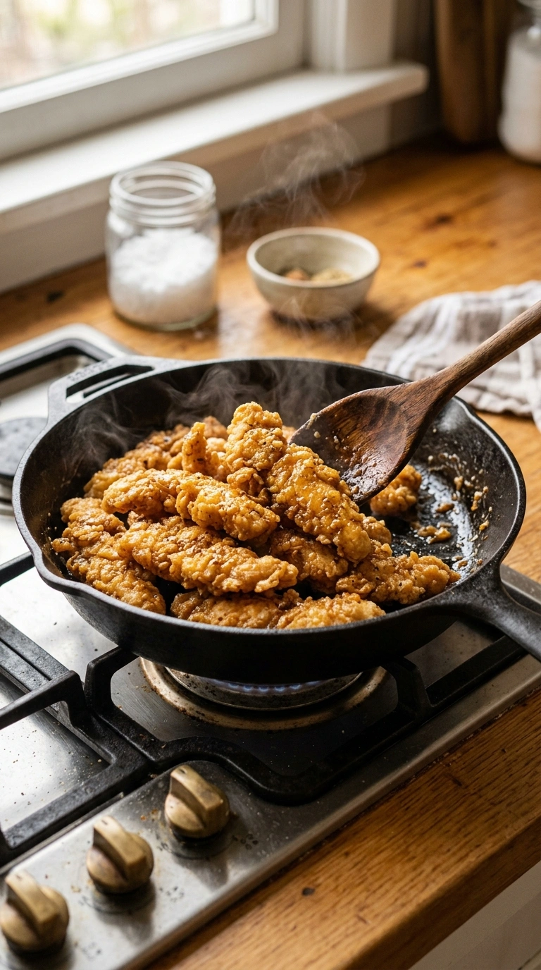 Cooking instructions for crispy game day chicken tenders