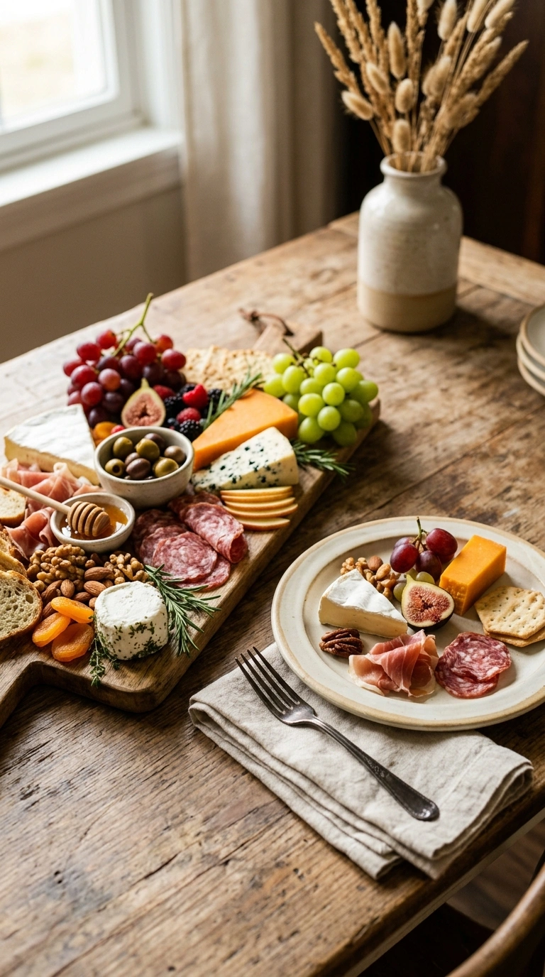 stunning game day cheese board ready to serve