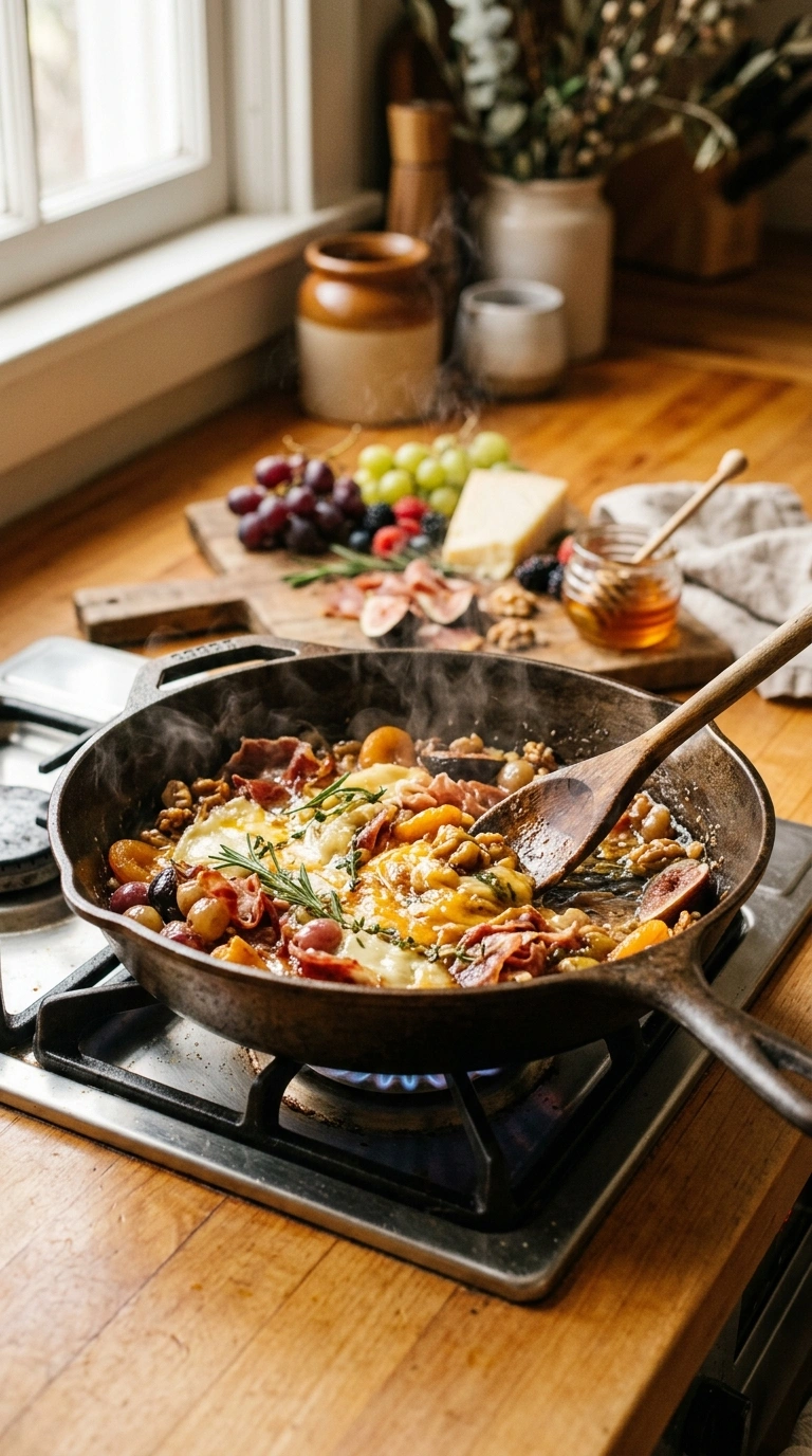 Cooking instructions for stunning game day cheese board