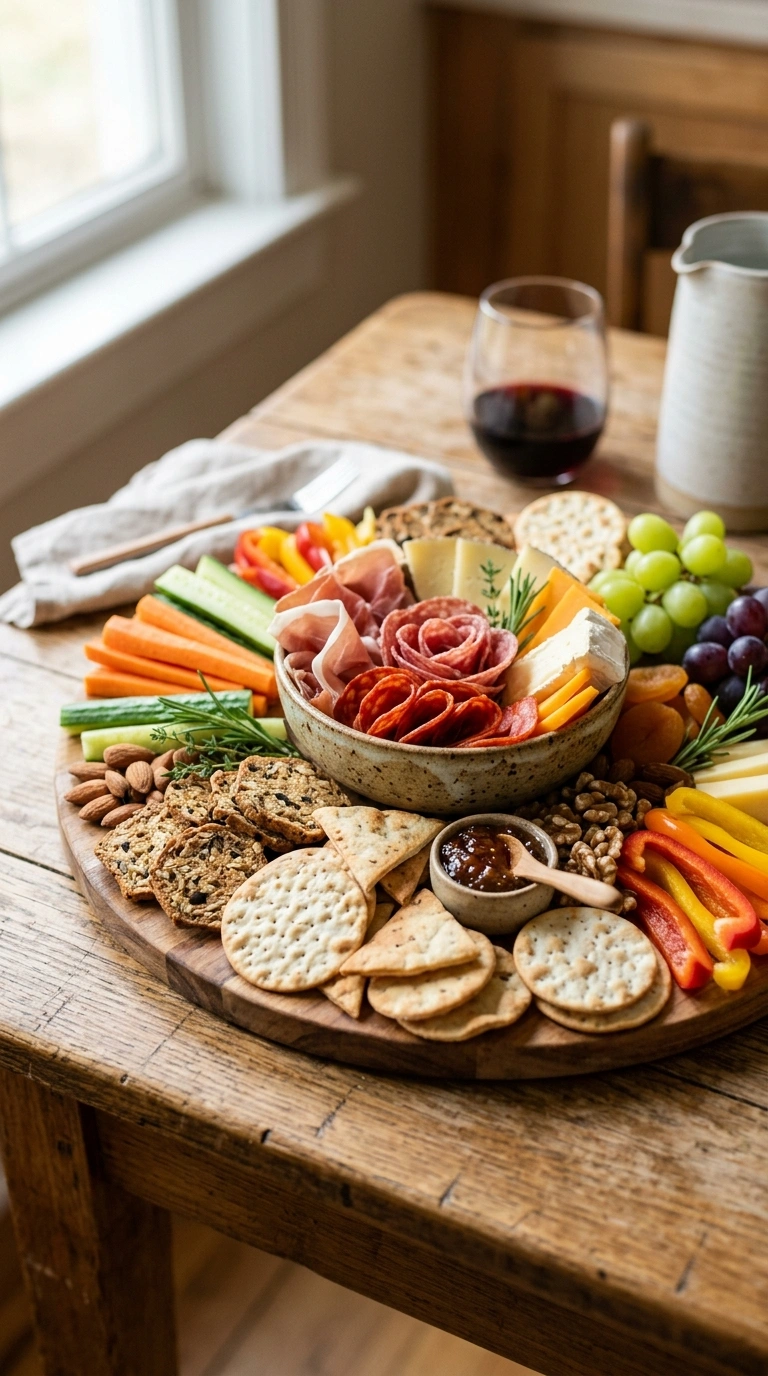 stunning tailgate charcuterie spread ready to serve